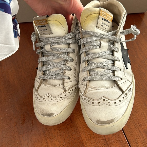 authentic midstar mid star golden goose 38 preowned tennis shoes sneakers - Picture 3 of 16